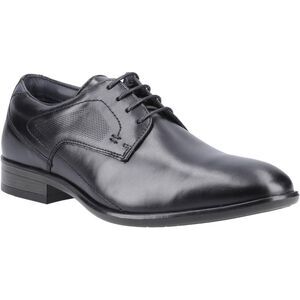 Mens Carl Leather Derby Shoes / Black